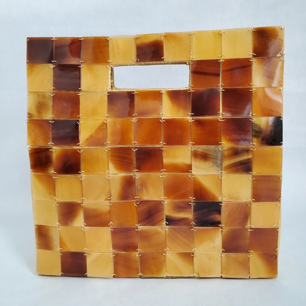 VTG Handmade Tortoise Shell Bag